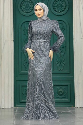 لباس بلند – لباس مجلسی زنانه نوا استایل Neva Style با کد EGS-23061