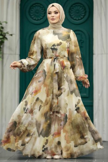 لباس بلند – لباس مجلسی زنانه نوا استایل Neva Style با کد LVD-33095