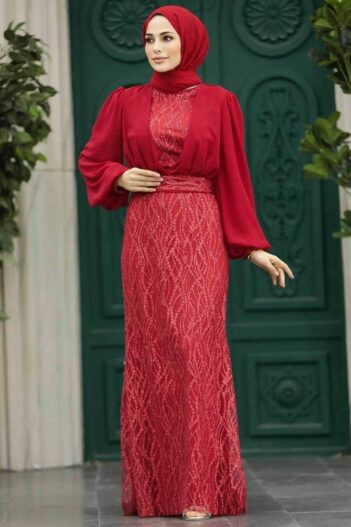 لباس بلند – لباس مجلسی زنانه نوا استایل Neva Style با کد PPL-22213