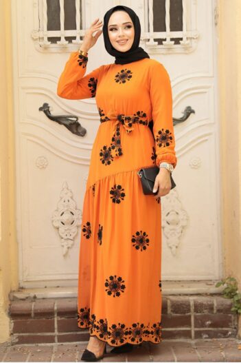 لباس بلند – لباس مجلسی زنانه نوا استایل Neva Style با کد AF-1332