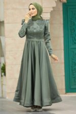 لباس بلند – لباس مجلسی زنانه نوا استایل Neva Style با کد EGS-23191