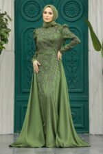 لباس بلند – لباس مجلسی زنانه نوا استایل Neva Style با کد OZD-42081