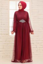 لباس بلند – لباس مجلسی زنانه نوا استایل Neva Style با کد ARM-54230