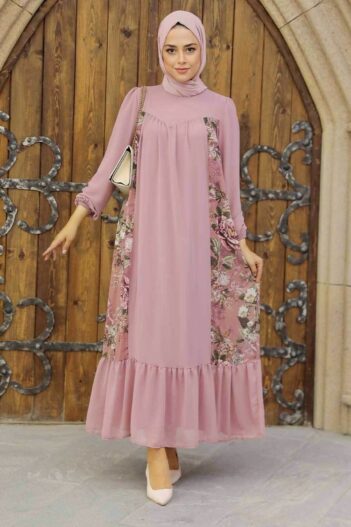 لباس بلند – لباس مجلسی زنانه نوا استایل Neva Style با کد SN-60712