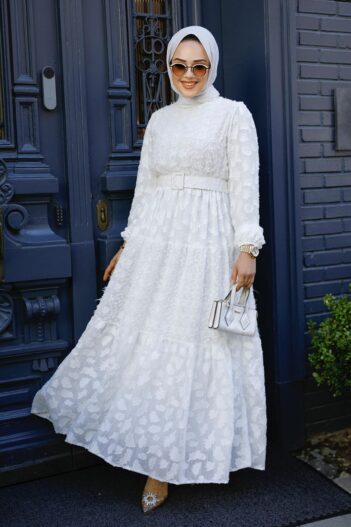 لباس بلند – لباس مجلسی زنانه نوا استایل Neva Style با کد AF-1389