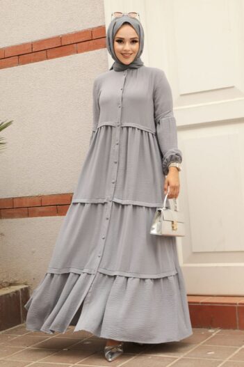 لباس بلند – لباس مجلسی زنانه نوا استایل Neva Style با کد BSL-5850