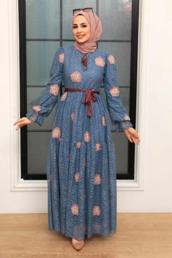 لباس بلند – لباس مجلسی زنانه نوا استایل Neva Style با کد MDG-1216