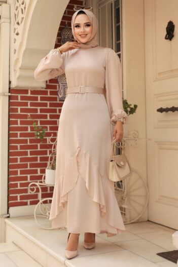 لباس بلند – لباس مجلسی زنانه نوا استایل Neva Style با کد BSL-4566