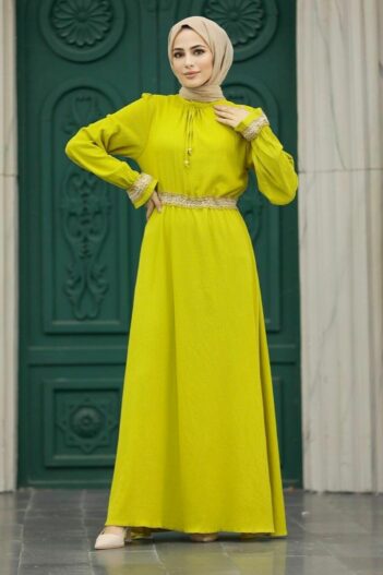 لباس بلند – لباس مجلسی زنانه نوا استایل Neva Style با کد BSL-5852