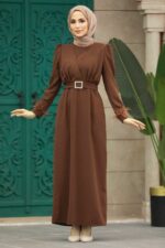 لباس بلند – لباس مجلسی زنانه نوا استایل Neva Style با کد BSL-8791