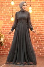 لباس بلند – لباس مجلسی زنانه نوا استایل Neva Style با کد ARM-5478