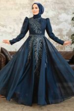 لباس بلند – لباس مجلسی زنانه نوا استایل Neva Style با کد EGS-2268