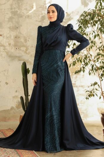 لباس بلند – لباس مجلسی زنانه نوا استایل Neva Style با کد EGS-22924