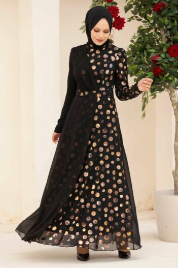 لباس بلند – لباس مجلسی زنانه نوا استایل Neva Style با کد OZD-3423