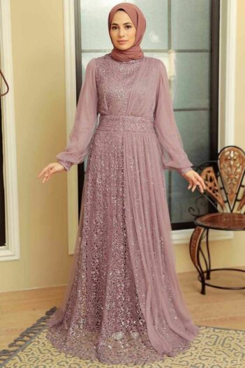 لباس بلند – لباس مجلسی زنانه نوا استایل Neva Style با کد ARM-5696