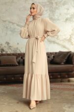 لباس بلند – لباس مجلسی زنانه نوا استایل Neva Style با کد MGC-5972