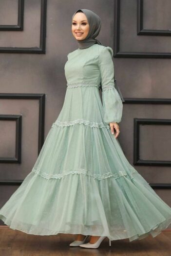 لباس بلند – لباس مجلسی زنانه نوا استایل Neva Style با کد OZD-2335