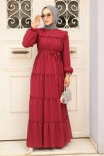 لباس بلند – لباس مجلسی زنانه نوا استایل Neva Style با کد ARM-57970