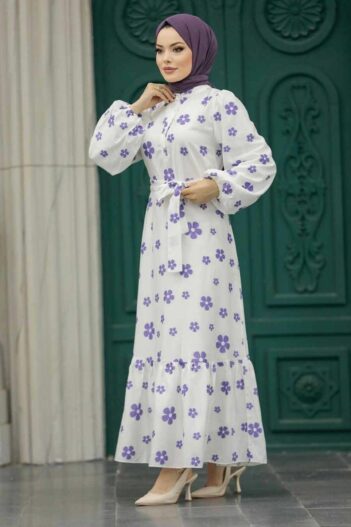 لباس بلند – لباس مجلسی زنانه نوا استایل Neva Style با کد MDG-13461