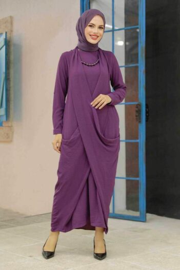 لباس بلند – لباس مجلسی زنانه نوا استایل Neva Style با کد NWK-34281
