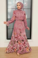 لباس بلند – لباس مجلسی زنانه نوا استایل Neva Style با کد OZD-35461