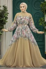 لباس بلند – لباس مجلسی زنانه نوا استایل Neva Style با کد OZD-39822