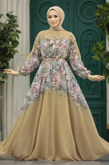 لباس بلند – لباس مجلسی زنانه نوا استایل Neva Style با کد OZD-39822