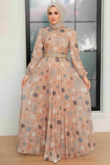 لباس بلند – لباس مجلسی زنانه نوا استایل Neva Style با کد MDG-11871