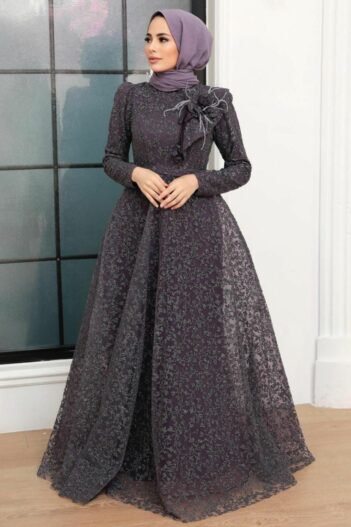 لباس بلند – لباس مجلسی زنانه نوا استایل Neva Style با کد EGS-22421