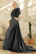 لباس بلند – لباس مجلسی زنانه نوا استایل Neva Style با کد EGS-22924