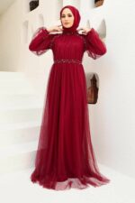 لباس بلند – لباس مجلسی زنانه نوا استایل Neva Style با کد PPL-9170
