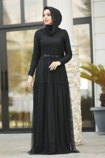 لباس بلند – لباس مجلسی زنانه نوا استایل Neva Style با کد HN-3980