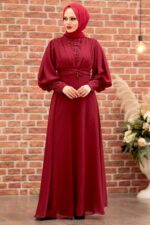 لباس بلند – لباس مجلسی زنانه نوا استایل Neva Style با کد FY-25810