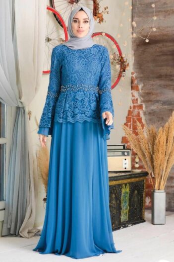 لباس بلند – لباس مجلسی زنانه نوا استایل Neva Style با کد PPL-2067
