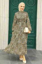 لباس بلند – لباس مجلسی زنانه نوا استایل Neva Style با کد BSL-5730