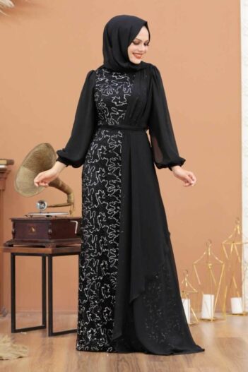 لباس بلند – لباس مجلسی زنانه نوا استایل Neva Style با کد ARM-5516