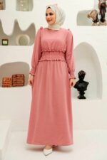 لباس بلند – لباس مجلسی زنانه نوا استایل Neva Style با کد AF-1300