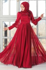 لباس بلند – لباس مجلسی زنانه نوا استایل Neva Style با کد EGS-21960