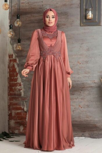 لباس بلند – لباس مجلسی زنانه نوا استایل Neva Style با کد EGS-21890