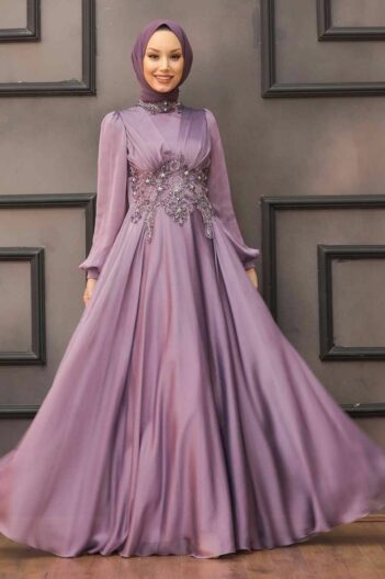لباس بلند – لباس مجلسی زنانه نوا استایل Neva Style با کد EGS-22150