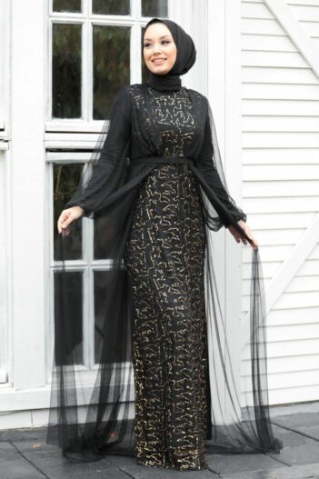 لباس بلند – لباس مجلسی زنانه نوا استایل Neva Style با کد ARM-5383