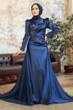 لباس بلند – لباس مجلسی زنانه نوا استایل Neva Style با کد EGS-22881