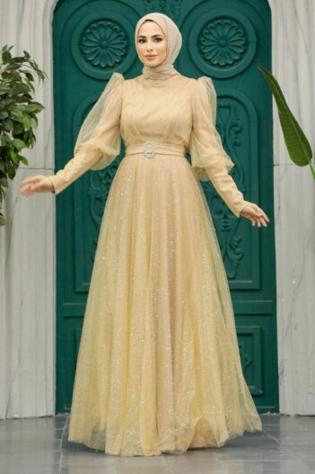 لباس بلند – لباس مجلسی زنانه نوا استایل Neva Style با کد EGS-23041