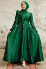 لباس بلند – لباس مجلسی زنانه نوا استایل Neva Style با کد EGS-22460