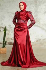 لباس بلند – لباس مجلسی زنانه نوا استایل Neva Style با کد EGS-2282