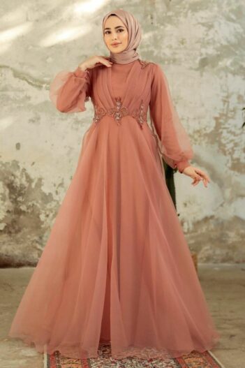 لباس بلند – لباس مجلسی زنانه نوا استایل Neva Style با کد EGS-22771