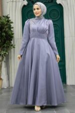 لباس بلند – لباس مجلسی زنانه نوا استایل Neva Style با کد EGS-22301