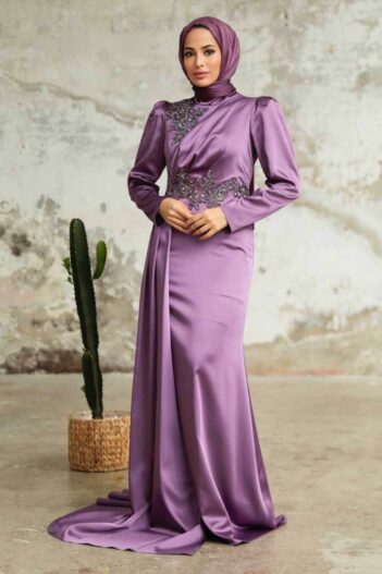 لباس بلند – لباس مجلسی زنانه نوا استایل Neva Style با کد EGS-22830