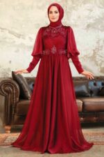لباس بلند – لباس مجلسی زنانه نوا استایل Neva Style با کد FY-25822