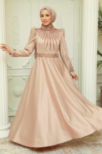 لباس بلند – لباس مجلسی زنانه نوا استایل Neva Style با کد EGS-22840